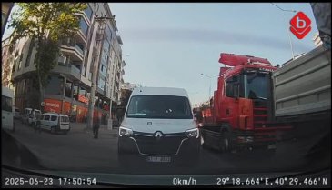 Bursa'da ilginç kaza! Ölümden döndü