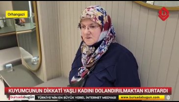 Bursa'da yaşlı kadına acımadılar! Son anda kurtuldu