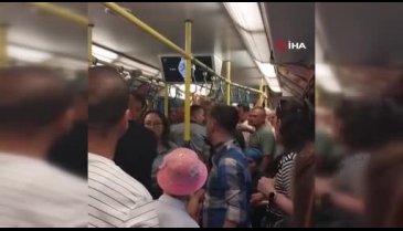 Bursa metrosunda ortalık birbirine girdi!