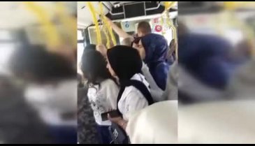 Bursa'da tepki çeken görüntüler! Engelli vatandaşa hakaret