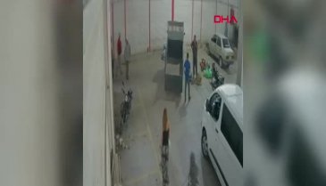 Akraba pazarcıların kavgası kamerada