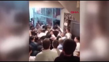 Bursa'da düğün salonunda kavga! Tekme ve yumruklar havada uçuştu