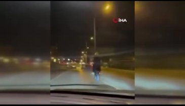 Bursa'da motosikletle ölümle dans!