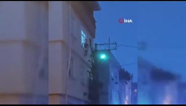 Bursa'da herkesi sokağa döktü! Korku dolu anlar...