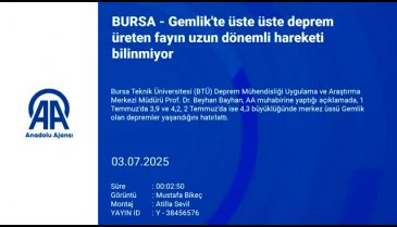 Bursa Gemlik için uyarı: 7 ve üzeri depreme hazır olun!