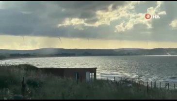 Denizde korkutan görüntü! Korku dolu anlar kamerada...