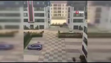 Bursa'da 10. kattan alevler yükseldi!