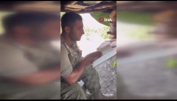 Bitlisli şehidin "Şehit olursam paylaş" dediği görüntüleri yürek dağladı