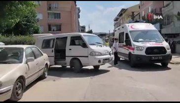 Bursa'da korkutan kaza: 2 yaralı