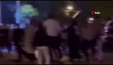 Bursa'da tekme tokat kavga! Gerginlik sokağa taştı...