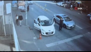 Ülker Stadyumu'nun önünde güvenlik görevlisini sürüklediler!