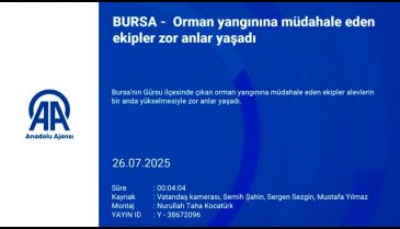 Bursa'da yangın bölgesine girişler yoğunluktan kapandı