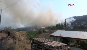 Bursa'da o bölgede alevler kontrol edilemiyor! Görüntüler endişelendirdi...
