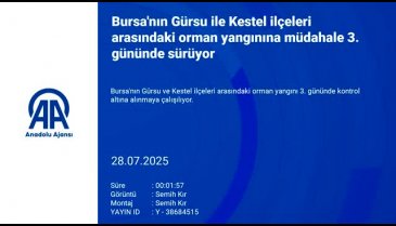 Bursa semalarından yürek yakan görüntüler!