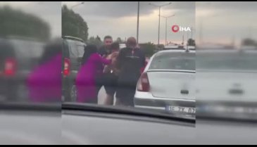 Bursa'da yolun ortasında birbirlerine girdiler!