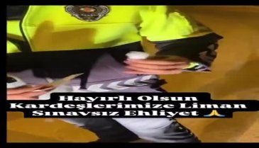 Sınava girmeden ehliyet aldı, utanmadan zarfı polise açtırdı!