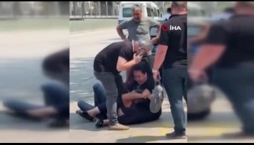 Bursa'nın göbeğinde eski eşinden kocasına meydan dayağı