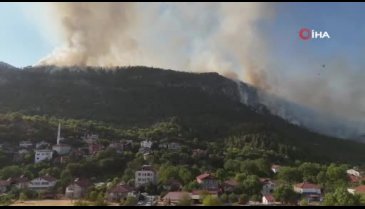 Orman yangını etkisini artıyor! Bir köy tahliye edildi...