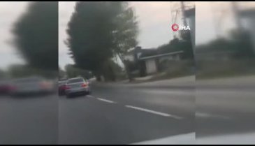 Konvoyda makas ata ata gitti! Yediği ceza büyük oldu...