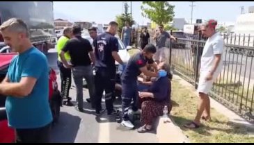 Bursa'da kırmızı ışıkta kaza! Yaralılar var