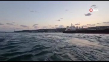 İstanbul Boğazı gemi trafiğine kapatıldı...