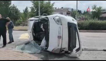 Bursa'da feci kaza! Defalarca takla attı