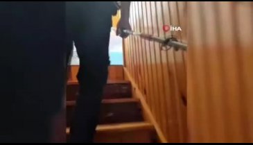 Evde yılan paniği!