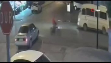 Motosiklet kazaları kamerada