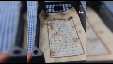 Kuran-ı Kerim'i kasanın altına serdi! Tepkiler çığ gibi...