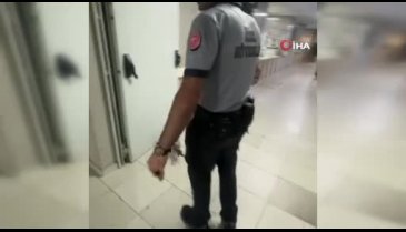 Bursa'da uçarak acile girdi!