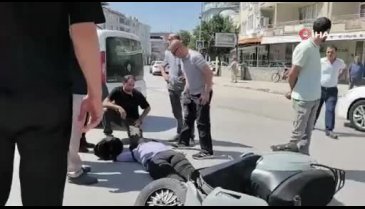 Bursa'da korkutan kaza!