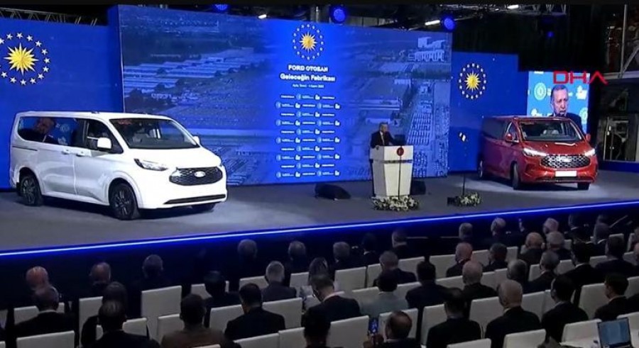 Cumhurbaşkanı Erdoğan, Ford Otosan ek üretim tesisi açılışında konuştu