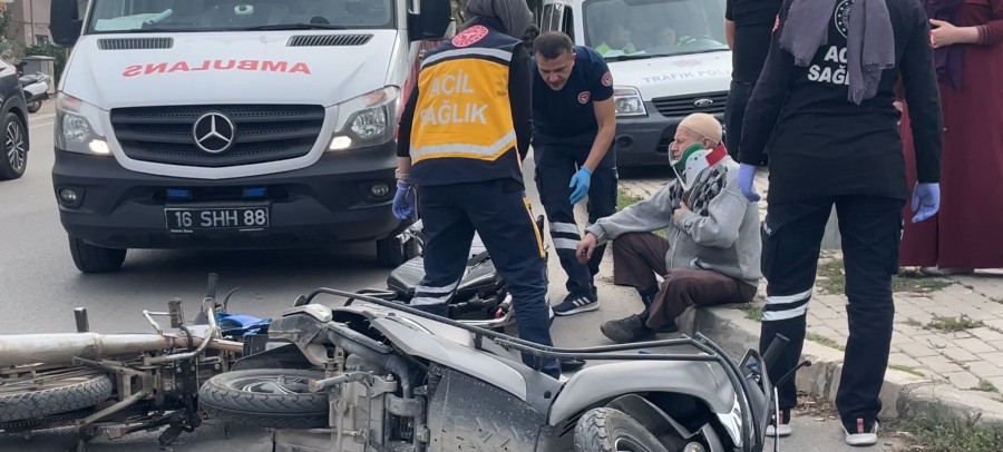 Bursa'da feci kaza! Kafa kafaya çarpıştılar