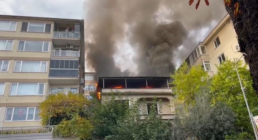 Bursa'da korkutan yangın!