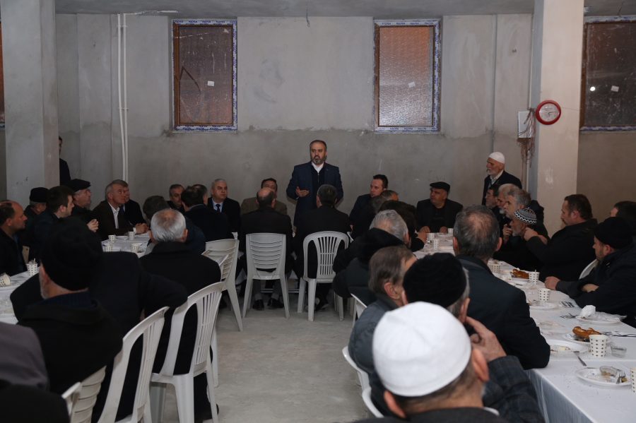Bursa�da Bereket sofrası Selamet Mahallesi�nde kuruldu Bursa