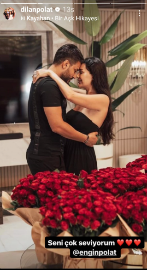 Dilan Polat'ın hesabından 'Sevgililer Günü' paylaşımı!