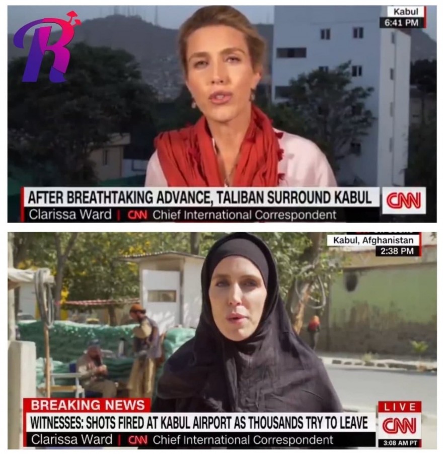 Cnn Muhabiri Taliban In Kabil E Girmesinden Sonra Basortuyle Haber Sundu Bursada Bugun Bursa Bursa Haber Bursa Haberi Bursa Haberleri Bursa