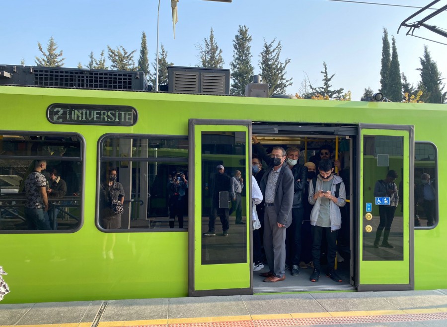 Bursa'da metro arızalandı Bursa Haberleri Bölge Haberleri