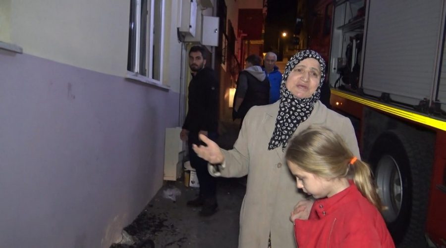 Bursa�da yangında kiracı yaralandı, ev sahibesi ağladı Bursa