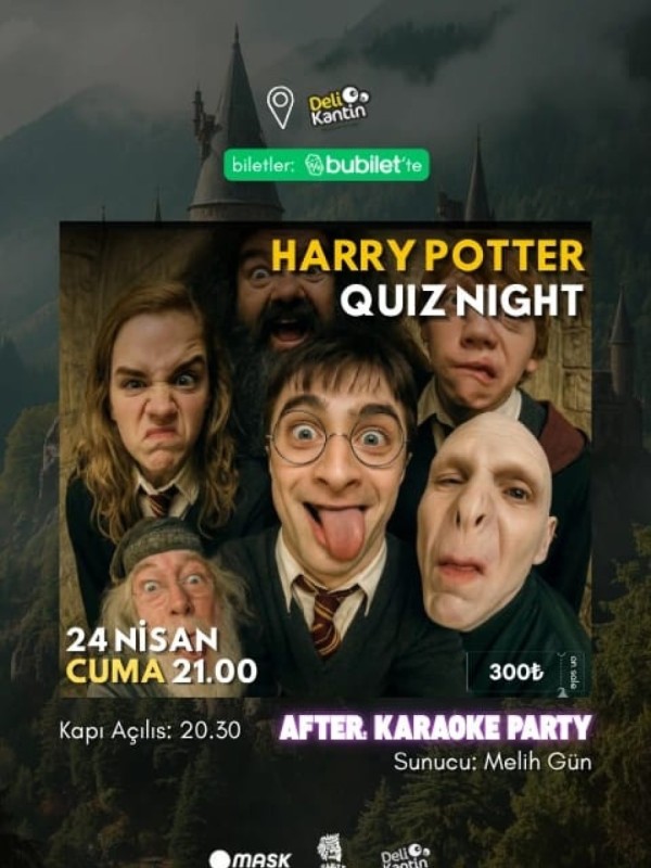 Harry Potter Quiz Night- After Karaoke Party - Bursa Etkinlikleri ...
