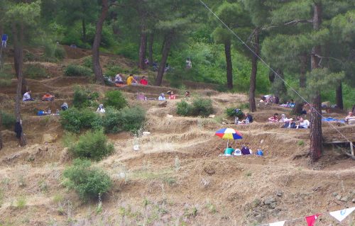 Pehlivanlar Çalı'da çıktı meydane