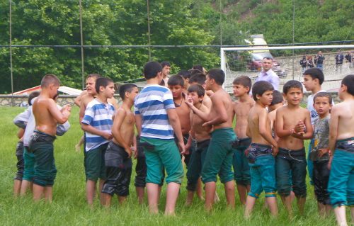 Pehlivanlar Çalı'da çıktı meydane