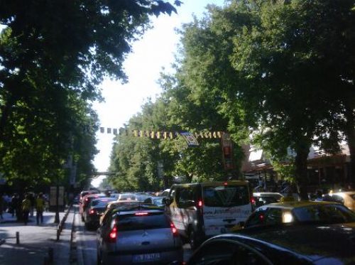 Destek yürüyüşünden kareler