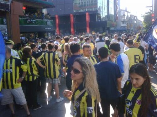 Destek yürüyüşünden kareler