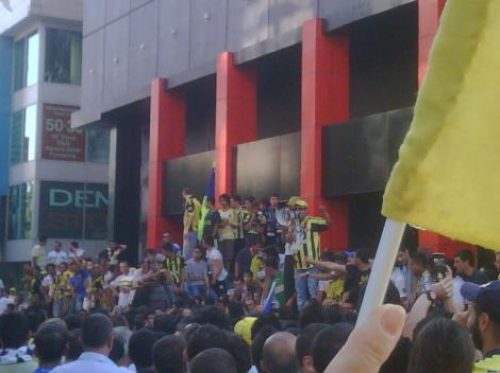 Destek yürüyüşünden kareler