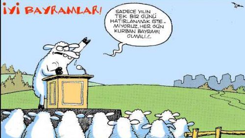 Karikatürlerle Kurban Bayramı