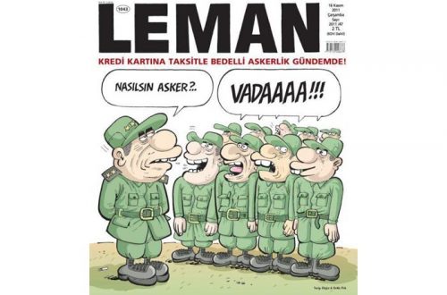 Karikatürlerle bedelli askerlik