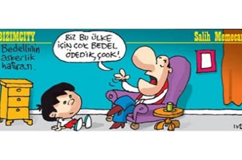 Karikatürlerle bedelli askerlik