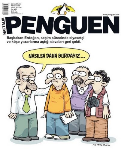 2011'e damga vuran karikatürler