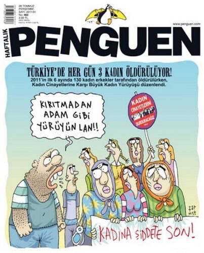 2011'e damga vuran karikatürler